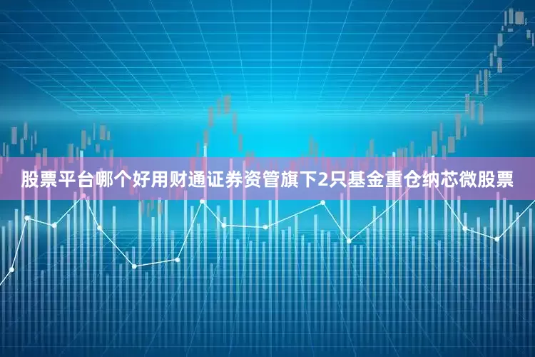 股票平台哪个好用财通证券资管旗下2只基金重仓纳芯微股票